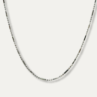 Cadena de plata punto y coma