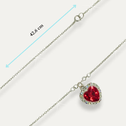 Collares. Collares de plata. Collares plata. Collares para mujer. Collares pandora. Collares tous. Collar con dije. Collares moda 2024. Collares 2024. Collar para vestido. Collar con vestido. Collar de plata corazón elevado con piedra zirconia. Zirconia. Regalo para mi novia. Collares de graduación. Collares para graduación. Collar para XV años. Plata esterlina. Plata ley 925. Plata pura. Plata 925.