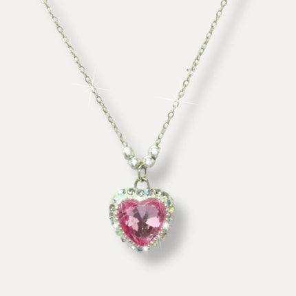 Collares. Collares de plata. Collares plata. Collares para mujer. Collares pandora. Collares tous. Collar con dije. Collares moda 2024. Collares 2024. Collar para vestido. Collar con vestido. Collar de plata corazón elevado con piedra zirconia. Zirconia. Regalo para mi novia. Collares de graduación. Collares para graduación. Collar para XV años. Plata esterlina. Plata ley 925. Plata pura. Plata 925.