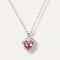 Collares. Collares de plata. Collares plata. Collares para mujer. Collares pandora. Collares tous. Collar con dije. Collares moda 2024. Collares 2024. Collar para vestido. Collar con vestido. Collar de plata corazón elevado con piedra zirconia. Zirconia. Regalo para mi novia. Collares de graduación. Collares para graduación. Collar para XV años. Plata esterlina. Plata ley 925. Plata pura. Plata 925.