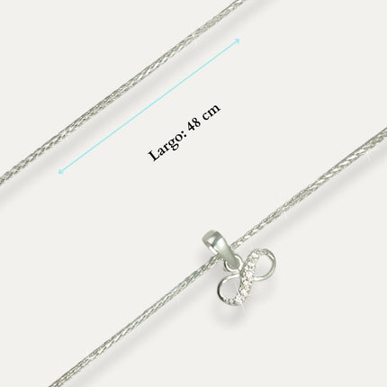 Collares. Collares de plata. Collares plata. Collares para mujer. Collares pandora. Collares tous. Collar con dije. Collares moda 2024. Collares 2024. Collar para vestido. Collar con vestido. Regalo para mi novia. Collares de graduación. Collares para graduación. Collar para XV años. Plata esterlina. Plata ley 925. Plata pura. Plata 925. Collar de plata infinito. Zirconia. Infinito. Infinitos.
