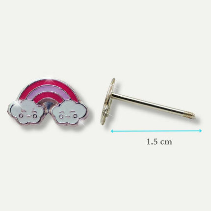 Broqueles de plata. Aretes broquel. Aretes de broquel. Broqueles. Broqueles para bebe. Aretes de plata. Aretes para mujer. Aretes. Aretes de moda 2024. Aretes pandora. Aretes Todos. Aretes ferragamo. Pendientes louis vuitton. Broches de plata arcoiris con nubes. Felicidad. Arcoiris. Nubes. Plata esterlina. Plata ley 925. Plata pura. Plata 925.