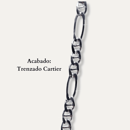 Cadena de plata cartier