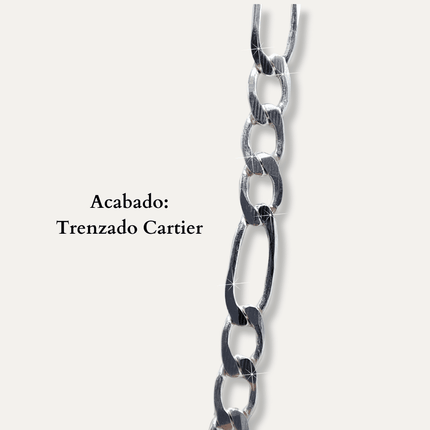 Cadena de plata cartier