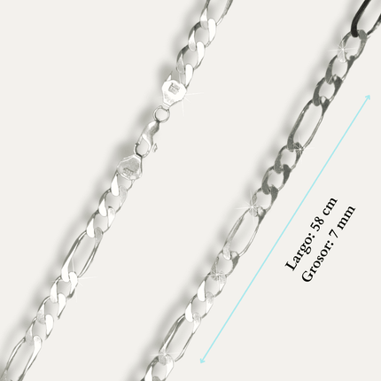 Cadena de plata cartier