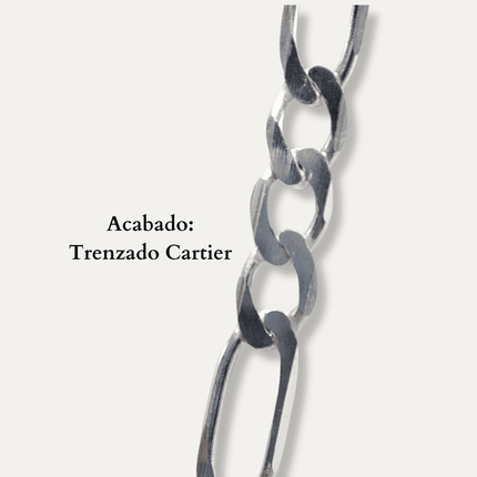 Cadena de plata cartier
