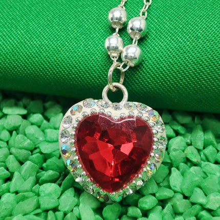 Collares. Collares de plata. Collares plata. Collares para mujer. Collares pandora. Collares tous. Collar con dije. Collares moda 2024. Collares 2024. Collar para vestido. Collar con vestido. Collar de plata corazón elevado con piedra zirconia. Zirconia. Regalo para mi novia. Collares de graduación. Collares para graduación. Collar para XV años. Plata esterlina. Plata ley 925. Plata pura. Plata 925.