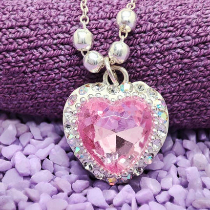 Collares. Collares de plata. Collares plata. Collares para mujer. Collares pandora. Collares tous. Collar con dije. Collares moda 2024. Collares 2024. Collar para vestido. Collar con vestido. Collar de plata corazón elevado con piedra zirconia. Zirconia. Regalo para mi novia. Collares de graduación. Collares para graduación. Collar para XV años. Plata esterlina. Plata ley 925. Plata pura. Plata 925.